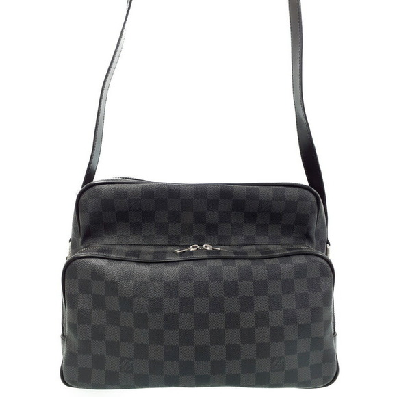 Louis Vuitton Io Shoulder Bag Damier Graphite Black - Picture 1 of 8